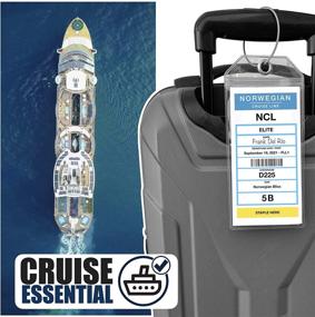 img 3 attached to 🛳️ NCL Cruise Luggage Tag Holders