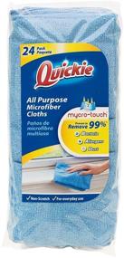 img 4 attached to 🧽 Quickie General Purpose Microfiber Cleaning Cloth - Reusable 24 Pack (49024RM), Blue: Your Ultimate Cleaning Companion