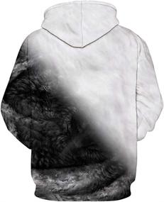 img 3 attached to FLYCHEN Men's 3D Hoodie: Trendy Print Pattern Fashion Sweatshirt for Sportswear Enthusiasts