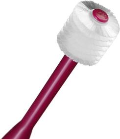 img 1 attached to 🍓 Special Soft Toothbrush for Cancer and Chemo Patients with Oral Health Issues - Raspberry, 1 Count
