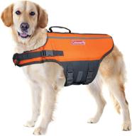 🌊 coleman dog life jacket vest for floating in pool, boat, beach, or lake логотип