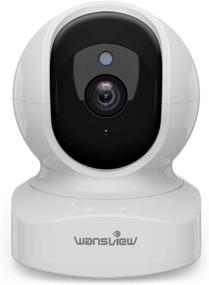 img 4 attached to 📷 Wansview Wireless WiFi Home Security Camera with 1080P HD, Night Vision, and 2-Way Audio - Perfect for Monitoring Babies, Pets, and Nannies