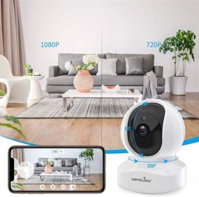 img 2 attached to 📷 Wansview Wireless WiFi Home Security Camera with 1080P HD, Night Vision, and 2-Way Audio - Perfect for Monitoring Babies, Pets, and Nannies