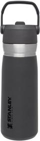 img 4 attached to 🌡️ Stanley IceFlow Stainless Steel Bottle with Straw: Vacuum Insulated, Leakproof Water Bottle for Home, Office, or Car