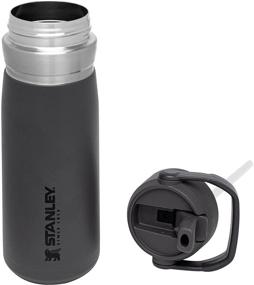 img 1 attached to 🌡️ Stanley IceFlow Stainless Steel Bottle with Straw: Vacuum Insulated, Leakproof Water Bottle for Home, Office, or Car