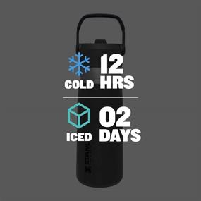 img 2 attached to 🌡️ Stanley IceFlow Stainless Steel Bottle with Straw: Vacuum Insulated, Leakproof Water Bottle for Home, Office, or Car