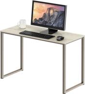 enhance your workspace with the shw home office 32-inch computer desk in maple логотип