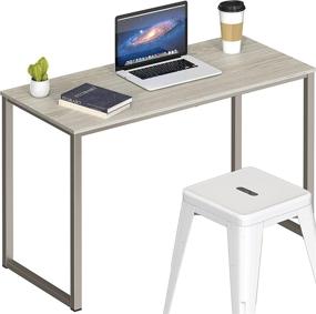 img 2 attached to Enhance Your Workspace with the SHW Home Office 32-Inch Computer Desk in Maple