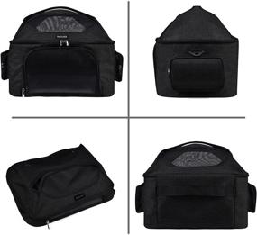 img 3 attached to BAGLHER Carrier Airline Approved Foldable Carrier Black