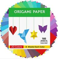 🎨 crafting delight: origami paper with double sided vibrant colors logo