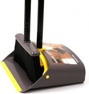 🧹 broom and dustpan set for home - efficient floor cleaning combo with long handle - ideal for kitchen, office, and lobby use logo