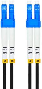 img 3 attached to 🔌 Jeirdus 100M LC-LC Outdoor Armored Duplex SM Fiber Optic Cable - High-Quality Singlemode 9/125 Patch Cord for Optimal Data Transfer