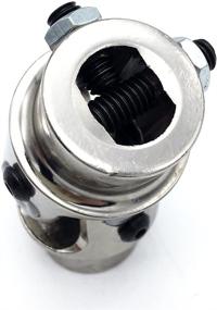 img 2 attached to 🔧 Ensun 3/4" DD x 3/4" DD Никельсодержащее однообразное универсальное шарнирное соединение рулевого вала: высокая производительность с максимальным рабочим углом 35° и длиной 83 мм.