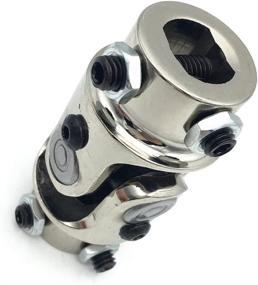 img 1 attached to 🔧 Ensun 3/4" DD x 3/4" DD Никельсодержащее однообразное универсальное шарнирное соединение рулевого вала: высокая производительность с максимальным рабочим углом 35° и длиной 83 мм.