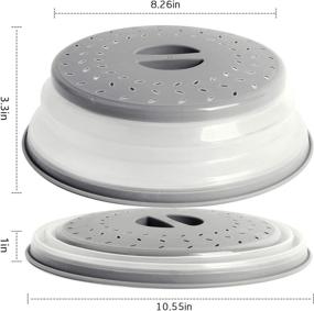 img 3 attached to Дышащая микроволновая печь 10 5-дюймовая посудомоечная машина без BPA