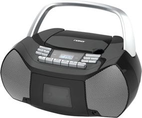 img 1 attached to 📻 NAXA Electronics NPB-268 Premium Portable CD/Cassette Boombox in Black