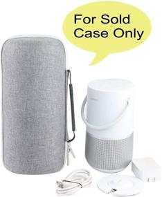 img 3 attached to Замена жёсткого чехла co2crea для зарядного дока Bose Portable Home Speaker - чехол Luxe Silver для защиты во время поездки.