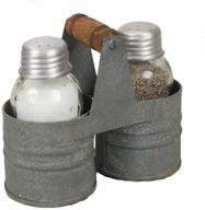 stylish and functional rustic salt and pepper mason jar double can caddy logo