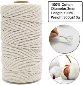 img 2 attached to 🧵 Complete Macrame Starter Kit: Ewparts Macrame Kits for Adults with 3mm Cord, Beads, Rings, and Rods - Ideal for Beginners, Plant Hanger Projects