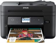 epson wf-2860 all-in-one wireless color printer: scanner, copier, 🖨️ fax, ethernet, wi-fi direct & nfc, amazon dash replenishment ready logo