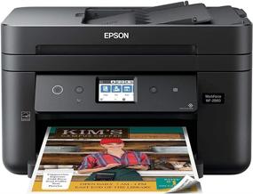 img 4 attached to Epson WF-2860 All-in-One Wireless Color Printer: Scanner, Copier, 🖨️ Fax, Ethernet, Wi-Fi Direct & NFC, Amazon Dash Replenishment Ready