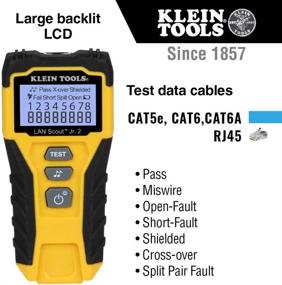 img 3 attached to 🔌 Cable Tester, LAN Scout Jr. 2 Ethernet Cable Tester for CAT 5e, CAT 6/6A Cables with RJ45 Connections by Klein Tools – VDV526-200