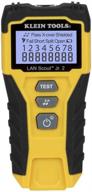 🔌 cable tester, lan scout jr. 2 ethernet cable tester for cat 5e, cat 6/6a cables with rj45 connections by klein tools – vdv526-200 logo