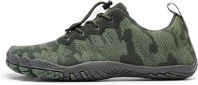 img 2 attached to 👣 Barefoot Minimalist Trail Running Shoes for Men - Racqua Trekking Athletic Shoes