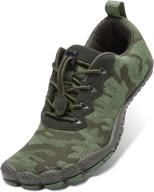 👣 barefoot minimalist trail running shoes for men - racqua trekking athletic shoes logo