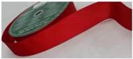 kirkland wire edged ribbon red 50 yards 1.5 inches for stunning decorations and crafts logo