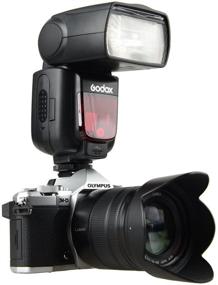 img 1 attached to 📸 Fast, Powerful GODOX TT685O Thinklite TTL Camera Flash for Olympus Panasonic Cameras - High Speed 1/8000s, GN60 - E-TTL II Autoflash + Bonus LETWING Cloth