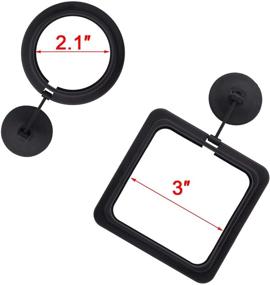 img 3 attached to 🐠 2 Pack Fish Feeding Ring for Aquarium Fish - Floating Food Feeder, Square Shape with Suction Cup by OIIKI