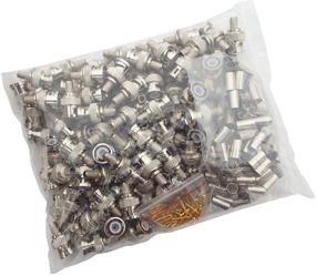 img 1 attached to 🔌 CNAweb 100-Pack of BNC Male Hex Crimp-On Connectors for RG59/62 Cables