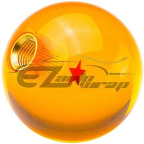 img 2 attached to 🐉 EzAuto Wrap Universal Orange Dragon Ball Z 7 Star 54mm Shift Knob: The Perfect Fit for Any Car!