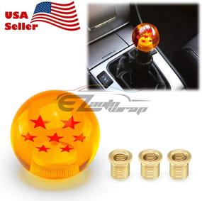 img 3 attached to 🐉 EzAuto Wrap Universal Orange Dragon Ball Z 7 Star 54mm Shift Knob: The Perfect Fit for Any Car!