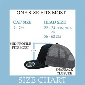 img 2 attached to Unleash your style with the HORN GEAR Trucker Hat - Mountain Hat Edition