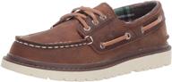 мальчики "sperry top sider boys twisted sneaker": стильные и удобные мокасины для мальчиков. логотип