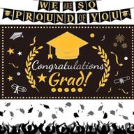 graduation decorations congratulations backdrop apartment logo