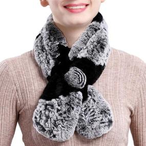 img 3 attached to Valpeak Collar Womens Warmer Winter Women's Accessories and Scarves & Wraps