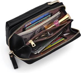 img 1 attached to UTO Crossbody Leather Portable Adjustale Women's Handbags & Wallets for Wallets