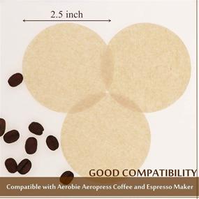 img 2 attached to ☕️ 1500-Pack Round Unbleached Replacement Coffee Filters for Aerobie Aeropress Coffee and Espresso Makers