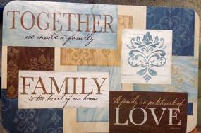 img 2 attached to 👨 Family Vinyl Placemats Unite - Bring Everyone Together!