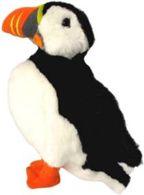 img 1 attached to 🐧 SEO-Optimized Black and White Puffin Plush by Wishpets