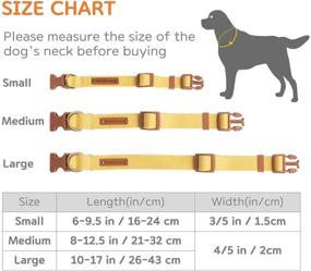 img 1 attached to Soft Cotton Adjustable Dog Collar for 🐾 Small and Medium Dogs & Cats by Boddlelang