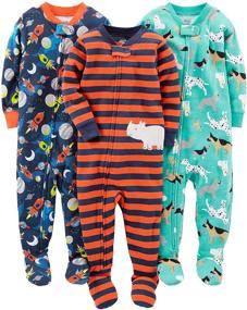 img 4 attached to 👶 Cute and Cozy Carters Toddler Pajamas for Boys - Simple Joys