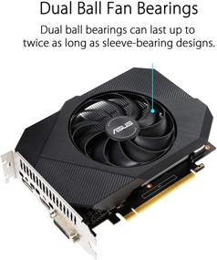 img 2 attached to Видеокарта для игр ASUS Phoenix GTX 1650 OC Edition - улучшенная производительность, PCIe 3.0, 4 ГБ памяти GDDR6, HDMI, DisplayPort, DVI-D, дизайн вентилятора Axial-tech