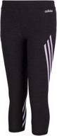 adidas girls iridescence print tight girls' clothing logo