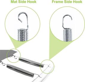 img 3 attached to PARTYSAVING 7" Серебристая пружина для батута из гальванизированной стали – Упаковка из 20/40 штук с бесплатным T-крюком для моделей Skywalker, JumpKing, Upperbounce, Skybound