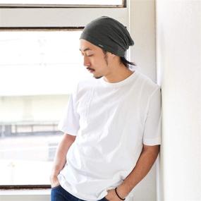 img 2 attached to CHIC Summer Beanie for Men & Women - Slouchy Lightweight Chemo Cotton Hipster Fashion Knit Hat