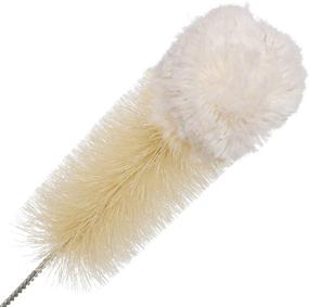 img 3 attached to Redecker Flexible Wire Handle Bottle Cleaning Brush, 12-5/8-Inches, Natural Pig Bristle and Wool, Made in Germany